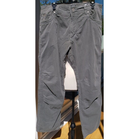 Kuhl Other - KUHL Revolvr Pants Mens 36x32 Green Vintage Patina Dye Hiking Cotton Outdoor